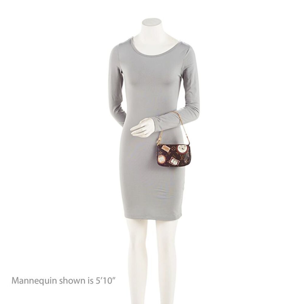 Louis Vuitton Limited Edition Monogram Canvas Patches Mini Pochette Accessoires - Picture 5 of 14